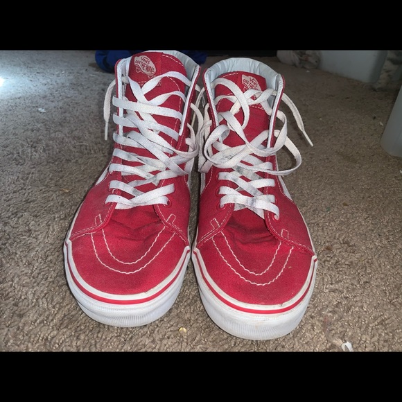 Old Skool High Top Vans/size 9.5 - Picture 2 of 2